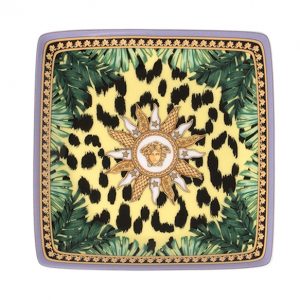 VERSACE Jungle Animalier piattino 14 cm porcellana rosenthal verde