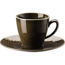 Rosenthal Mesh Colours set 6 Tazza Te thè con piatto Walnut porcellana