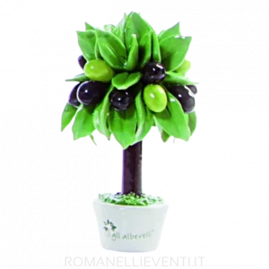 Gli Alberelli Albero Ulivo olivo mignon h 11 cm in capodimonte profumatore