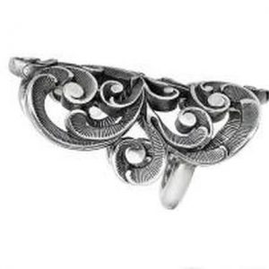 Maria e Luisa Jewels Anello in argento brunito FALANGE