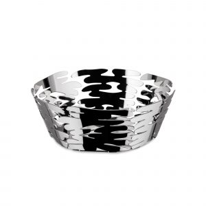 Alessi Barket Cestino Centrotavola lavorato di Design Acciaio Inossidabile 18cm