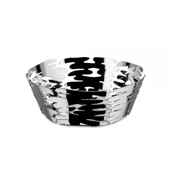Alessi Barket Cestino Centrotavola lavorato di Design Acciaio Inossidabile 18cm