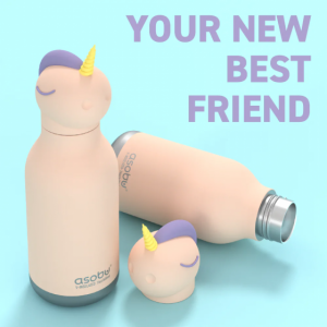 Asobu Bestie Bottle borraccia termica unicorno