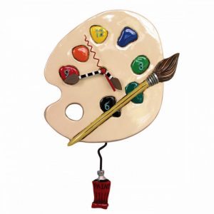 Allen Designs Orologio da parete Tavolozza colori Resina, Design di Michelle Allen