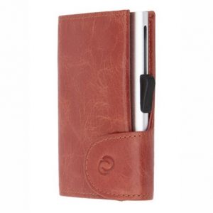 C-Secure Portafoglio Con Protezione RFID Carte Cognac Classic leather