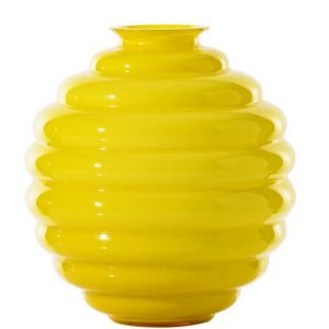 Venini DECO LIMITED EDITION GINKGO BILOBA vaso in vetro di Murano made in italy