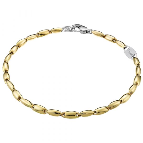 Bracciale Zancan in Oro 18kt Bicolore Insignia Gold uomo