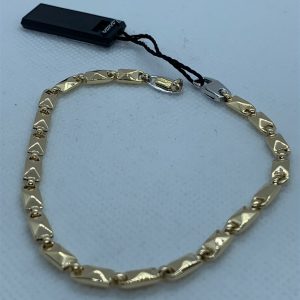Zancan Bracciale in Oro 18kt Gold uomo maglia EB906GB