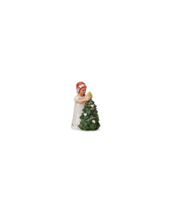 Royal Copenhagen Figurine Elsa White with Christmas Tree Mini Ref. 5021096