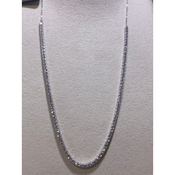 Gianni Carità Collana Chocker Tennis in oro bianco e diamanti - immagine 5