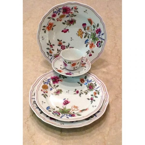 Ginori 1735 Granduca coreana set 5 pezzi porcellana piatti caffè
