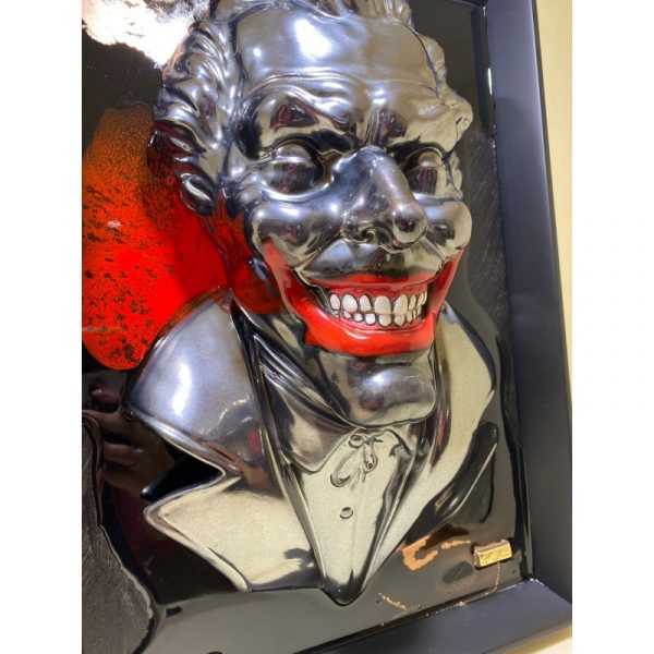 Macrì Quadro scultura JOKER, serie Gli Unici fatto a mano made in italy - immagine 4