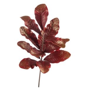 L'Oca Nera Preziosi petali rosso, fiore 90h cm foglie ramo