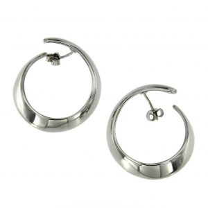 PITTI e SISI Orecchini rigidi in argento ludico cerchi OR 4030B