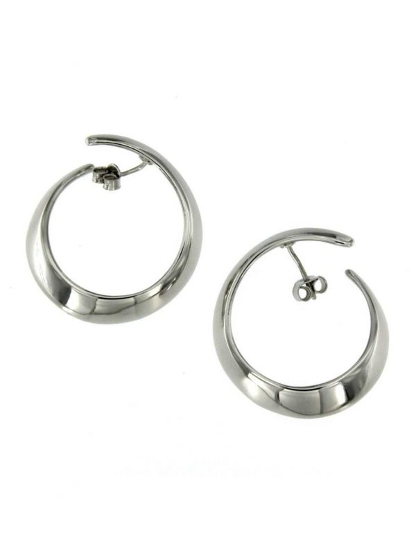 PITTI e SISI Orecchini rigidi in argento ludico cerchi OR 4030B