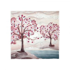 Cartapietra Quadro Anime Gemelle Lampone 50 x 50 cm 110508LA fatto a mano