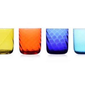 Ichendorf Rigà Set of 6 Assorted Tumbler Glasses 38 cl bicchiere vetro 6 pezzi