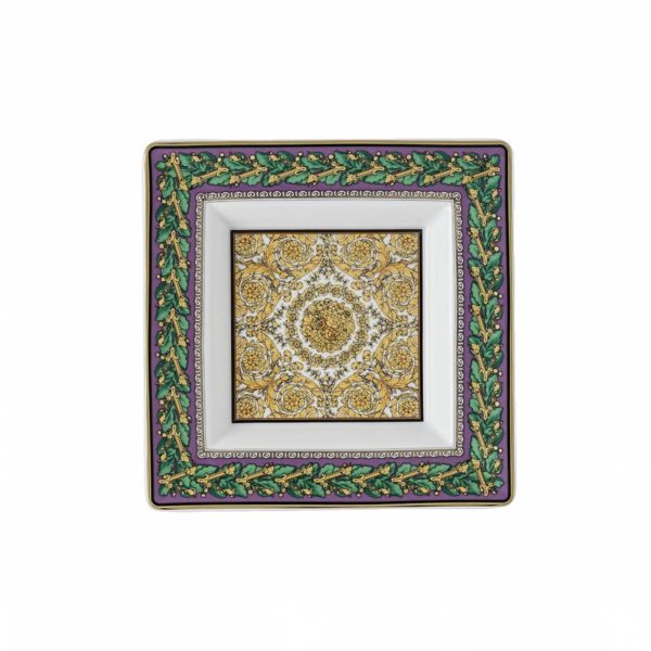 VERSACE Barocco Mosaic Svuotatasche coppa 14cm porcellana rosenthal verde