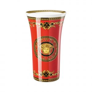 VERSACE Vasenserie Medusa Rosso 34 cm Vaso Porcellana rosenthal