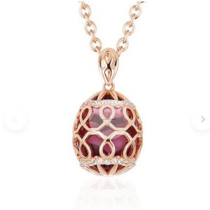 Tsars Collection Collana Alexandra Collection argento placcato oro rosa zirconi