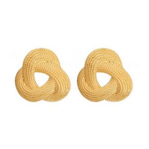 Lucedeimieiocchi Orecchini Virna intreccio Argento 925