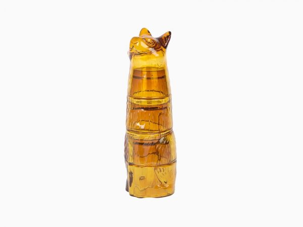 Doiy Bicchieri Kitty Ginger set bicchieri impilabili gatto vetro