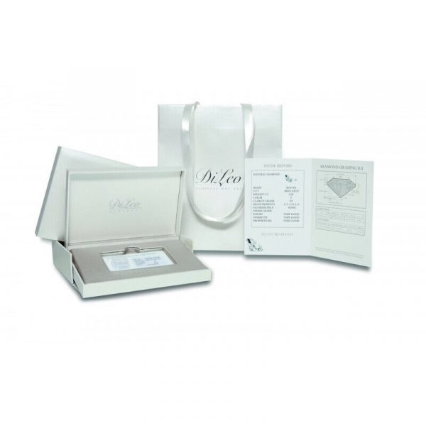 Di Leo Gioielli diamante in blister certificato - CARATI 0.07 COLORE F PUREZZA VS