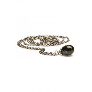 TROLLBEADS Trollbeads Collana Argento Onice Nero TAGFA-00003 80 cm
