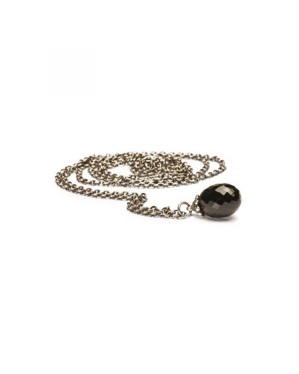 TROLLBEADS Trollbeads Collana Argento Onice Nero TAGFA-00004 90 cm