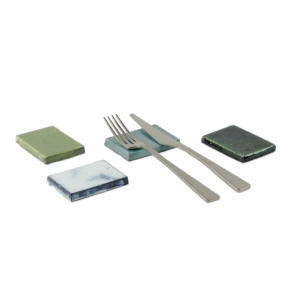 KNINDUSTRIE POGGIAPOSATE MANRIQUE bianco set 6 pezzi