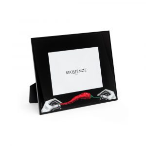 Cornice Portafoto Sequenze Linea Mani con Peperoncino 15*20cm
