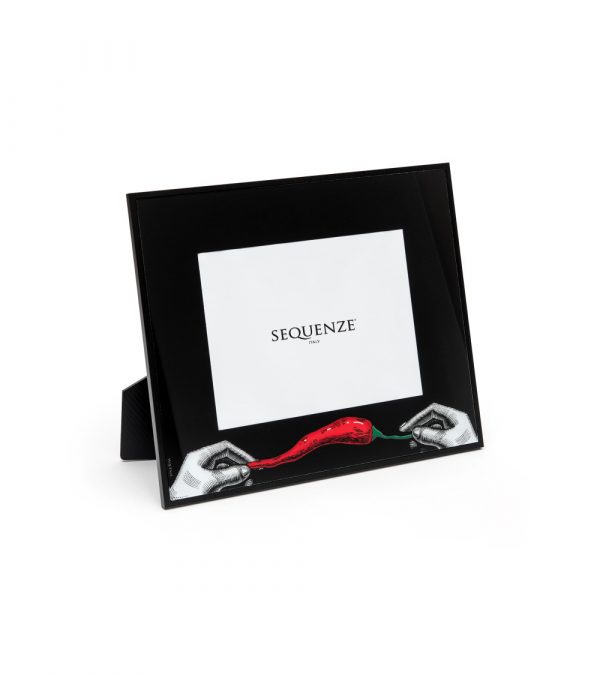 Cornice Portafoto Sequenze Linea Mani con Peperoncino 15*20cm