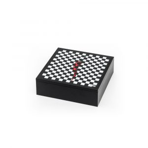 SEQUENZE Scatola scacchiera con peperoncino con coperchio