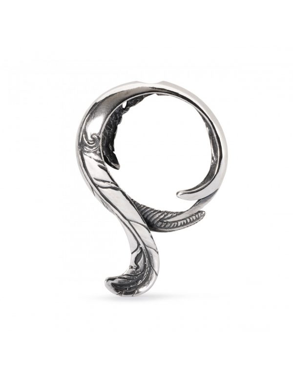 TROLLBEADS Pendente Piume della Libertà bead argento - TAGPE-00060