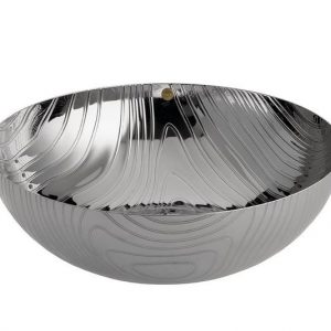 Alessi COPPA IN ACCIAIO INOSSIDABILE 18/10 CON DECORO IN RILIEVO 21 CM PU06/21