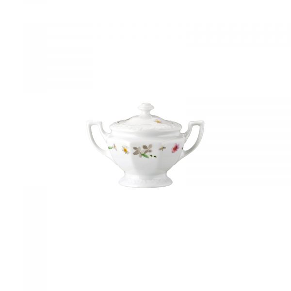 Rosenthal Maria Pink Rose Zuccheriera con coperchio porcellana