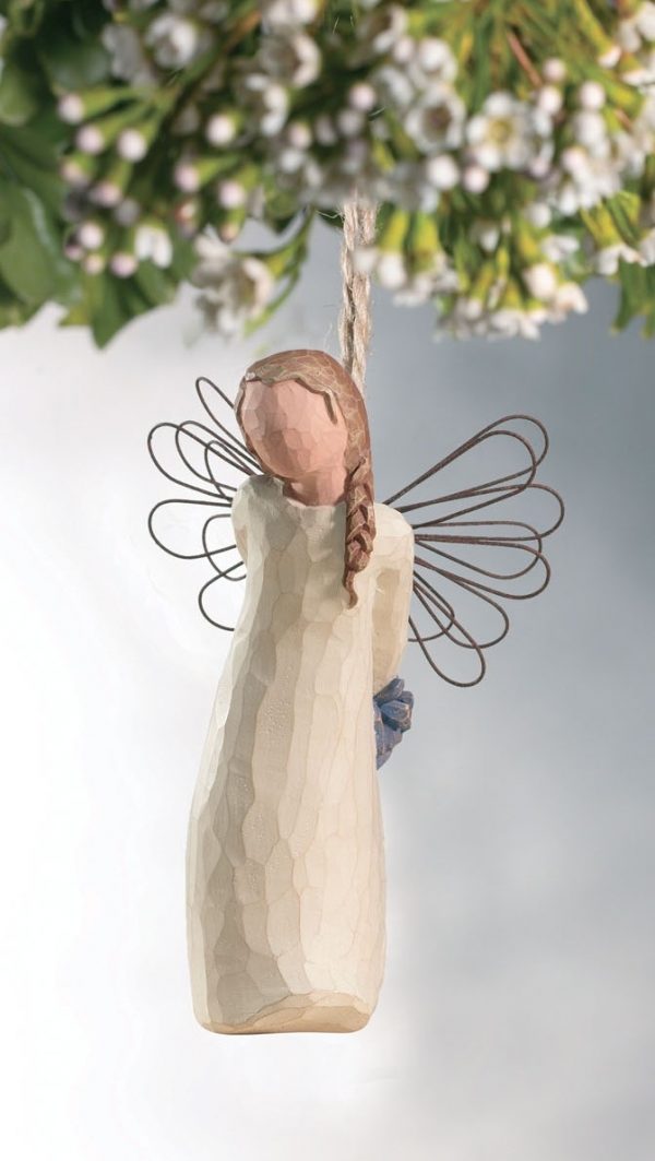 Willow tree Thank You statuina ornament grazie fiore