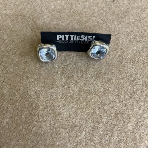 PITTI e SISI Orecchini in argento lucido Quarzo Azzurro OR 9306B/073
