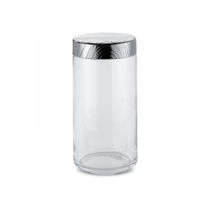 Alessi Veneer Barattolo ermetico con coperchio vetro acciaio 150cl
