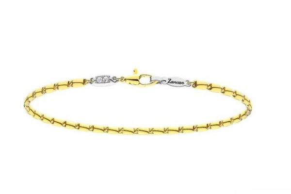 Bracciale Zancan in Oro 18kt Ub061gb uomo con diamanti