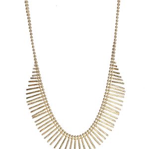 Vezzaro Collana Cleopatra 2 con palline morbide giallo