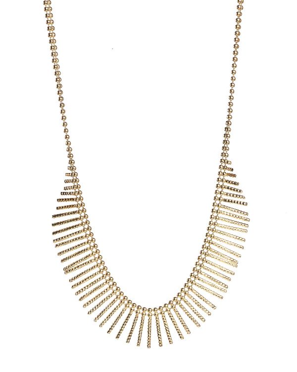 Vezzaro Collana Cleopatra 2 con palline morbide giallo