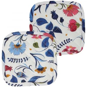 Andrea Fontebasso Set 2 presine cm 18x18 Alchimia Cotone Multicolor
