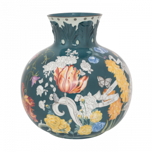Ginori 1735 Vaso Sferico Giardino Dell’Iris Ottanio Limited Edition porcellana