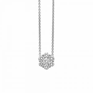 Giorgio Visconti Girocollo pavè di diamanti naturali collana ciondolo pendente GBX32956