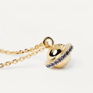 PDPAOLA Collana Saturn Trip Argento 925