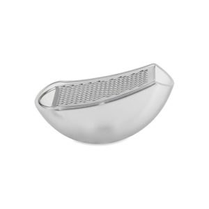 Alessi Parmenide Grattugia con raccoglitore color ghiaccio
