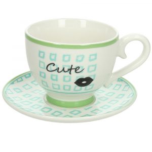 Andrea Fontebasso Tazza con piattino Jumbo Cute da 480 ml