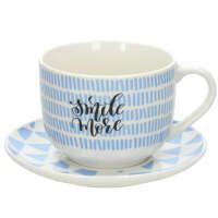 Andrea Fontebasso Tazza con piattino Jumbo Smile More da 570 cc