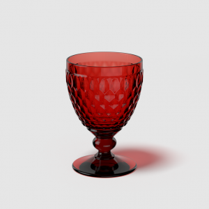 Villeroy & Boch Boston Coloured Set 6 Calici Vino Rosso Rosso Red 0020 vetro